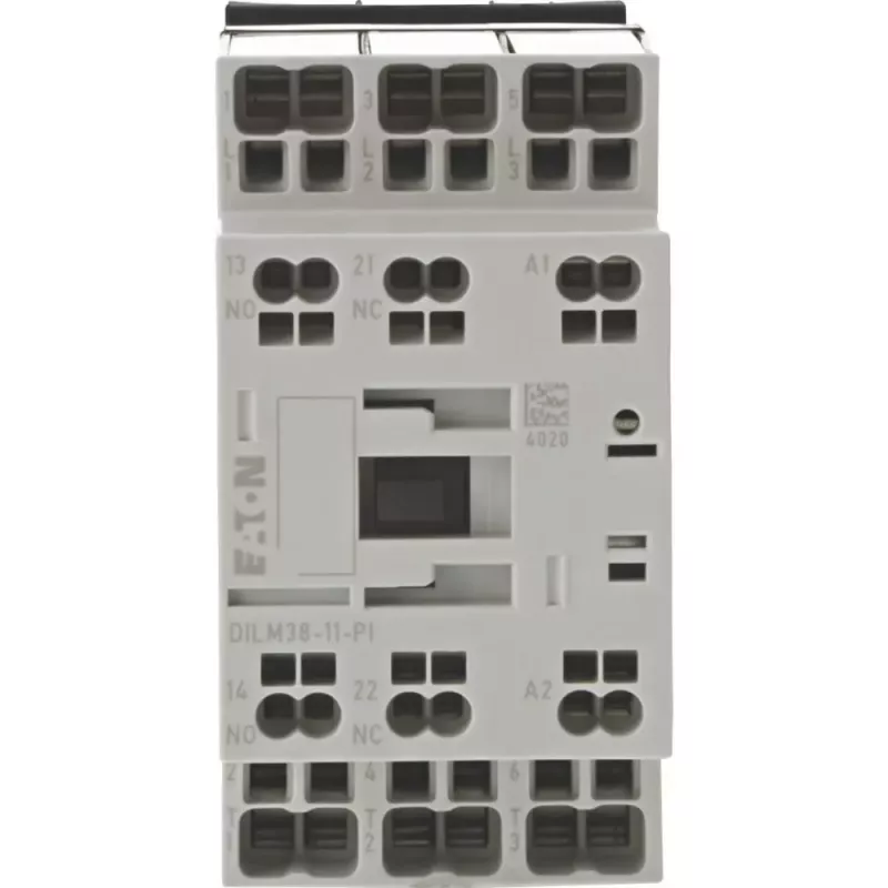 Eaton DILM38-11(RDC24) contactor 3 polos, 38 A AC-3, bobina 24 V DC, 1NO+1NC 199298