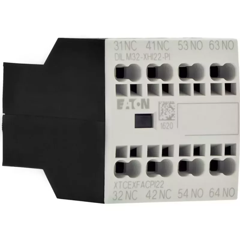 Eaton DILM32-XHI22 bloque de contactos auxiliares, 2NO+2NC, montaje frontal, bornes de tornillo 199311