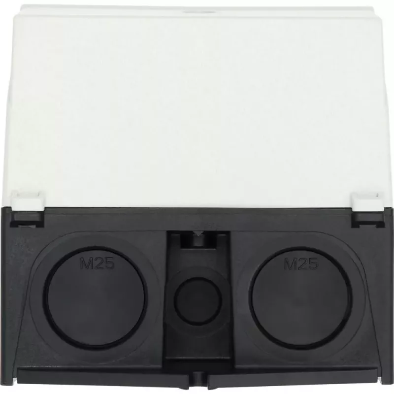Eaton CI-K 206882 caja vacía para montaje en carril DIN, 100 x 160 x 100 mm, gris claro (RAL 7035) / negro (RAL 9005)