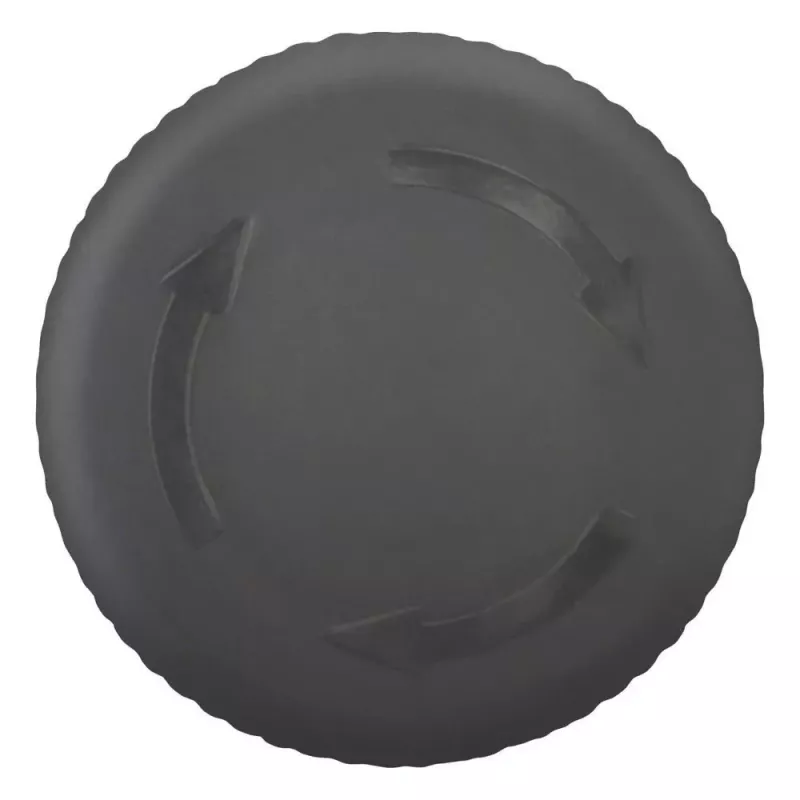 Eaton M22S-PVT accionamiento de pulsador de seta negro, 22mm, momentáneo 271499