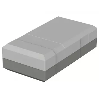 Bopla EG 1030 carcasa de sobremesa, 100 x 54 x 30 mm, poliestireno, gris claro RAL 7035 32103000