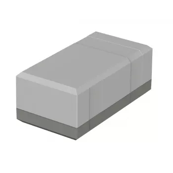 Bopla EG 1250 carcasa de sobremesa, 125 x 67 x 50 mm, poliestireno, gris claro RAL 7035 32125002