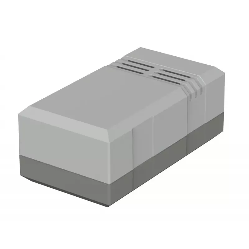 Bopla ELEGANT EG 1040 L carcasa de sobremesa, poliestireno, gris claro (RAL 7035), 100 x 54 x 40 mm 32104010