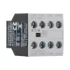 Eaton DILA-XHI31 bloque de contactos auxiliares, 3 NO + 1 NC, bornes de tornillo, montaje frontal, negro/blanco 276427