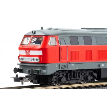 PIKO 57032 set de inicio infantil tren de mercancías BR 218 DB AG con dos vagones Eaos abiertos