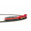 PIKO 57032 set de inicio infantil tren de mercancías BR 218 DB AG con dos vagones Eaos abiertos