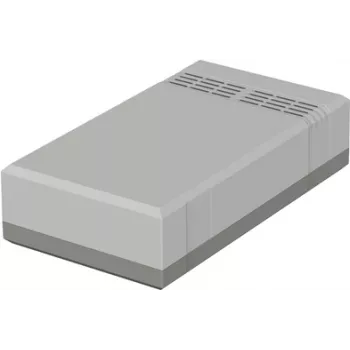 Bopla EG 2050 L carcasa de sobremesa, 200 x 112 x 50 mm, poliestireno, gris claro RAL 7035 32205012