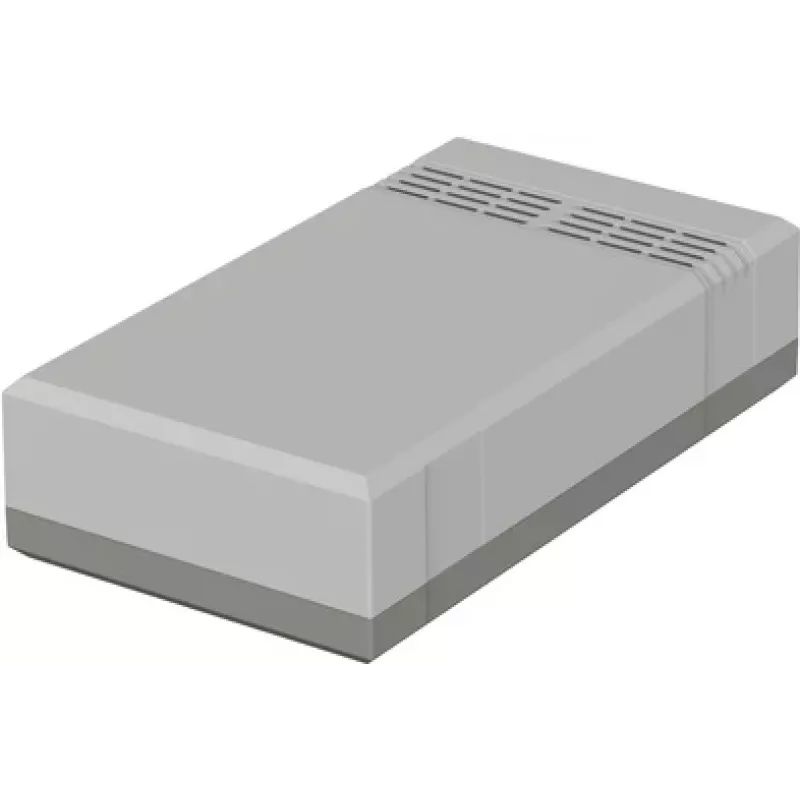 Bopla EG 2050 L carcasa de sobremesa, 200 x 112 x 50 mm, poliestireno, gris claro RAL 7035 32205012