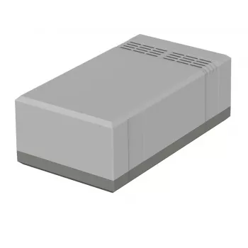 Bopla EG 2070 L carcasa de sobremesa, 200 x 112 x 70 mm, poliestireno, gris claro RAL 7035 32207012