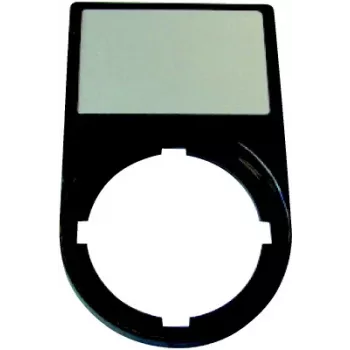 Eaton M22S-ST-X93 soporte de placa de leyenda I 0 II, negro 216486