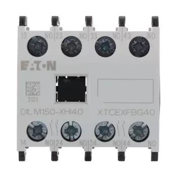 Eaton DILM150-XHI40 contacto auxiliar 4NO montaje frontal para contactores DILM 277948