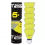 TALBOT TORRO Tech 350 Volante de bádminton de nailon, velocidad media, amarillo/azul 479103