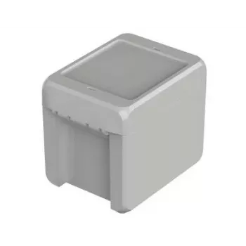 BOPLA Carcasa de pared Bocube, policarbonato, gris claro RAL 7035, 80 x 113 x 90 mm 96012135