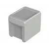 BOPLA Carcasa de pared Bocube, policarbonato, gris claro RAL 7035, 80 x 113 x 90 mm 96012135