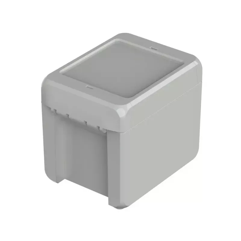 BOPLA Carcasa de pared Bocube, policarbonato, gris claro RAL 7035, 80 x 113 x 90 mm 96012135
