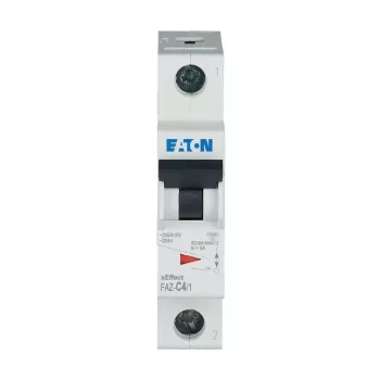 Eaton FAZ-C4/1 Interruptor automático tipo C, 1 polo, 4 A, 10 kA, carril DIN 278553
