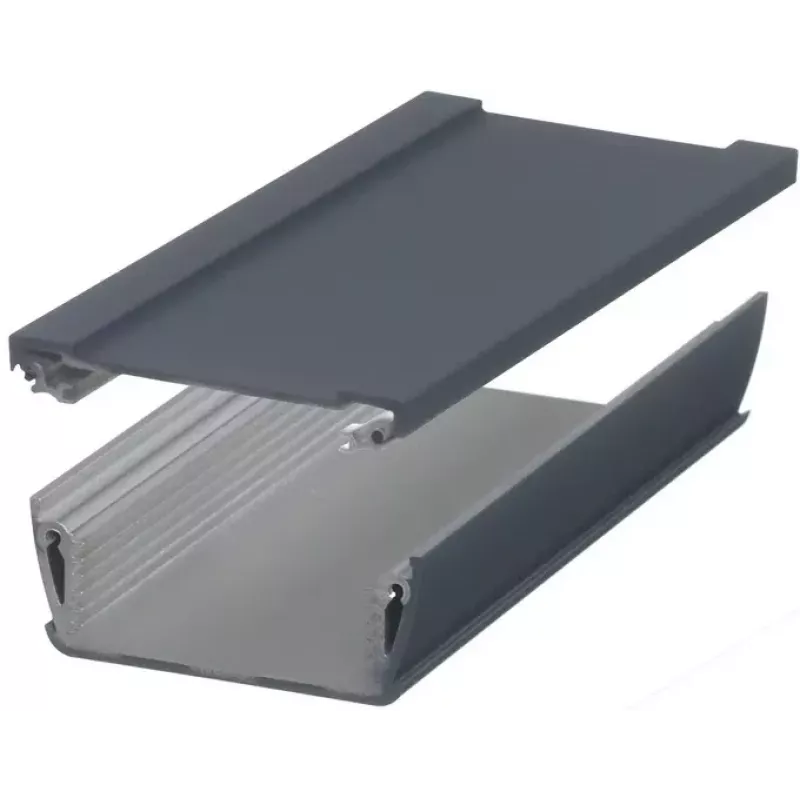 Bopla ASPH 830-100 caja universal de fundición a presión 100 x 74 x 32,8 mm, gris grafito (RAL 7024) 94212100.MT1