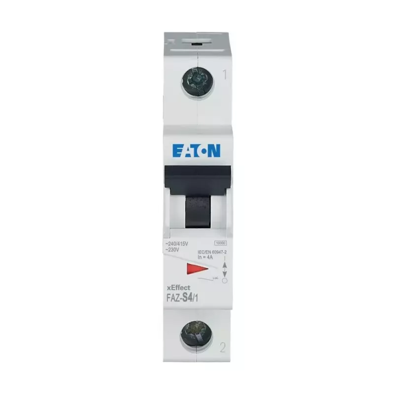 Eaton FAZ-S4/1 Interruptor automático 1 polo 4A característica S 10kA 278609