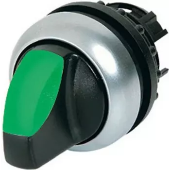 Eaton M22-WRLK-G Accionamiento de selector con llave, 2 posiciones enclavado, llave verde, anillo frontal negro, 22,5 mm 216827