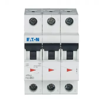 Eaton FAZ-B6/3 Interruptor automático tipo B 6 A 3 polos 10 kA 278841