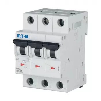 Eaton FAZ-B6/3 Interruptor automático tipo B 6 A 3 polos 10 kA 278841