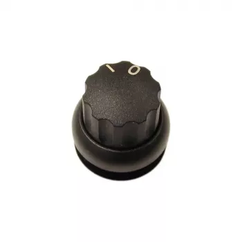 Eaton M22 Accionamiento de selector, 2 posiciones, enclavado, botón giratorio, negro, 22,5 mm 216856