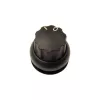 Eaton M22 Accionamiento de selector, 2 posiciones, enclavado, botón giratorio, negro, 22,5 mm 216856