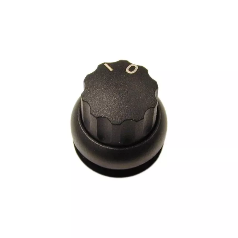 Eaton M22 Accionamiento de selector, 2 posiciones, enclavado, botón giratorio, negro, 22,5 mm 216856