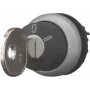 Eaton M22-WRS3 actuador de selector con llave, anillo frontal de plástico, negro 216900