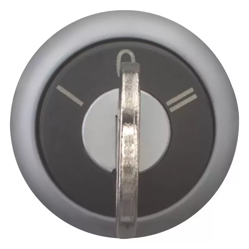 Eaton M22-WRS3 actuador de selector con llave, anillo frontal de plástico, negro 216900