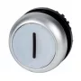 Eaton M22-DL-W-X1 interruptor pulsador, negro / metálico / blanco 216942