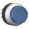 Eaton M22-DLH-B interruptor pulsador, negro / azul / metálico 216973