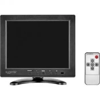 Sygonix Monitor de vigilancia LCD de 8 pulgadas 1024x768 HDMI VGA Composite 16885X1
