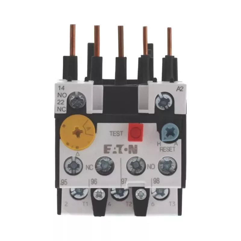 Eaton ZB12-16 Relé térmico de sobrecarga, 12-16 A, 600 V AC, 3 polos, clase 10A, bornes de tornillo, negro/blanco 290168