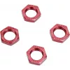 Reely 1:8 Tuercas de rueda autoblocantes rojas 4 uds. (1528382)