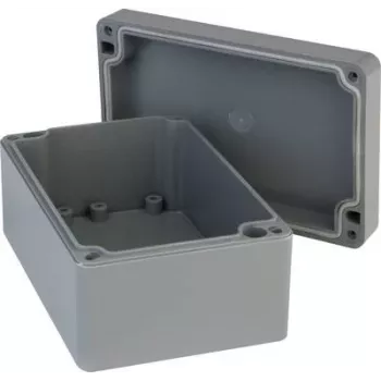 Bopla Caja universal 125 x 80 x 57 mm poliamida gris plata RAL 7001 PK 110 38110000