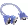 Ixxat Cable Y-CAN, conector macho D-SUB9 a 2x conector hembra D-SUB9, 0,3 m, negro 1.04.0076.00001