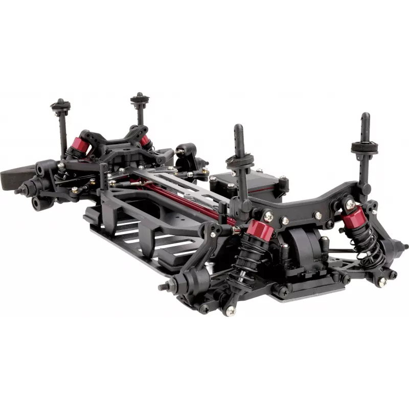 Reely Chasis onroad 1:10 para coche RC eléctrico de carretera, tracción total, ARR FS53113CEI