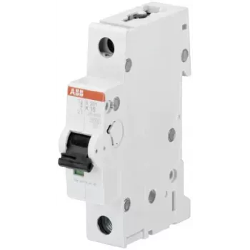 ABB S201-K8 interruptor automático, 1 polo, curva K, 8 A, 6 kA, 230/400 V AC 2CDS251001R0407