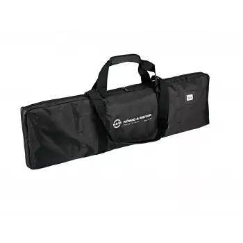 König & Meyer 26019-000-00 Bolsa de hombro de nailon negro-verde para equipos de audio