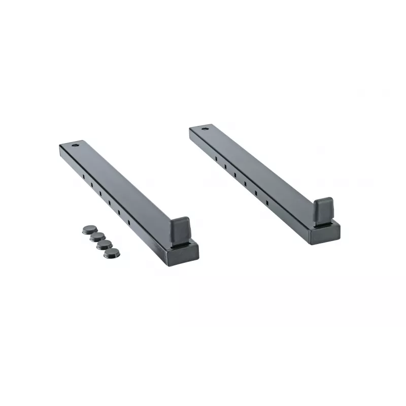 K&M Brazo de soporte XL para soporte de teclado 18811, 400 mm de profundidad, negro (18823-021-55)