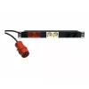 KÖNIG & MEYER 19-Power Box 1U PDU 8 tomas Schuko, 16 A, negro 28664-000-55
