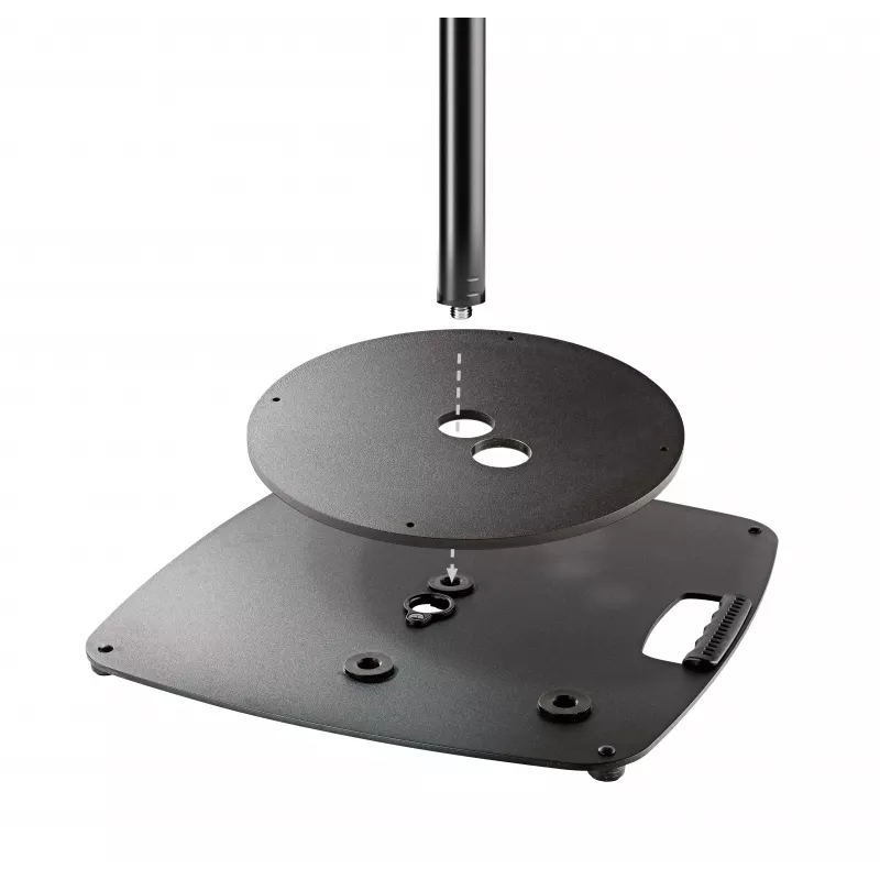 König & Meyer Peso adicional para bases de suelo 26709-000-56 negro estructurado