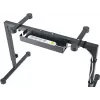 K&M 18808 Organizador de cables para soporte de teclado Omega - negro 18808-000-55