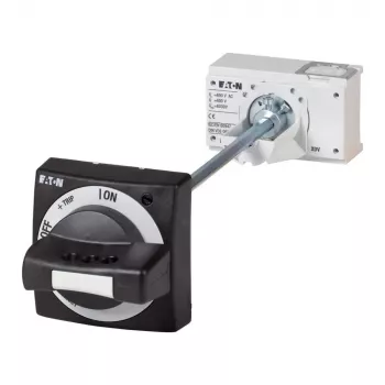 Eaton NZM1-XHB Mecanismo de accionamiento con tirador giratorio, negro, IP66, para interruptores automáticos serie NZM1 266626