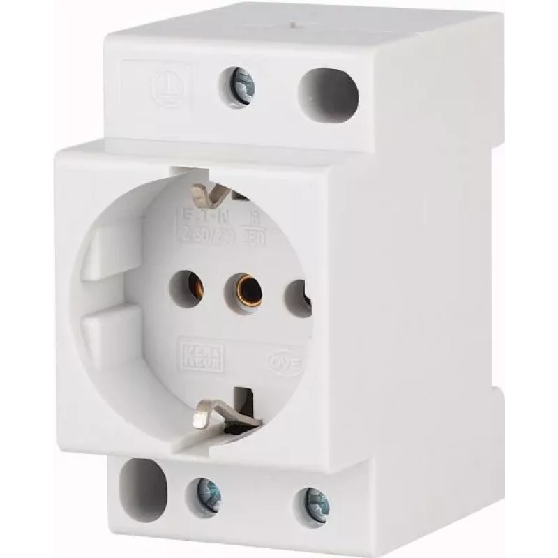 Eaton Z-SD230 base Schuko para carril DIN 10/16 A, 250 V AC, sin tapa abatible 266875