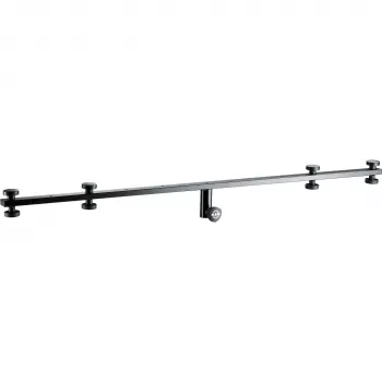 König & Meyer 21393 brazo de jirafa para micrófono - negro, acero, 1455 mm, rosca de 3/8