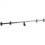 König & Meyer 21393 brazo de jirafa para micrófono - negro, acero, 1455 mm, rosca de 3/8 inch, contrapeso incluido 21393-070-55