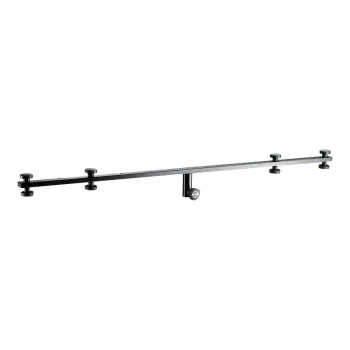 König & Meyer 21393 brazo de jirafa para micrófono - negro, acero, 1455 mm, rosca de 3/8