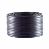 Helos cable telefónico plano de 4 hilos, AWG28, negro, 25 m (76106-25)